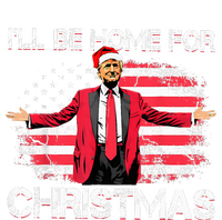 ILl Be Home For Christmas Political Trump American Flag T-Shirt