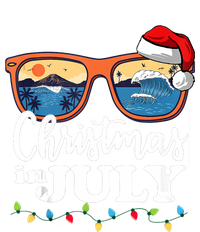 Christmas In July Santa Hat Sunglasses Summer Vacation Beach Tank Top Softstyle Adult Sport Polo