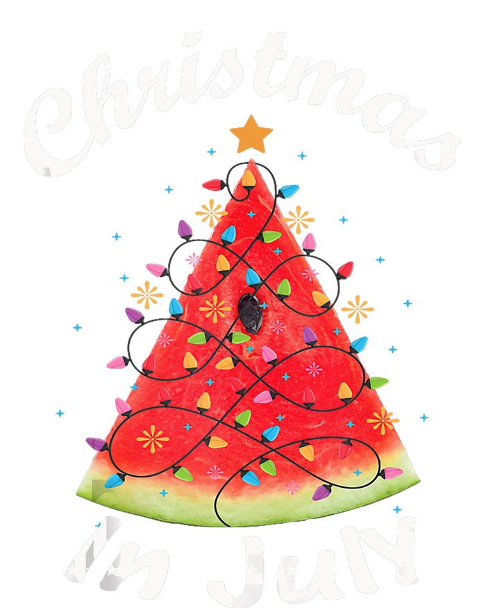 Christmas In July Melon Xmas Tree Summer Tank Top Hoodie