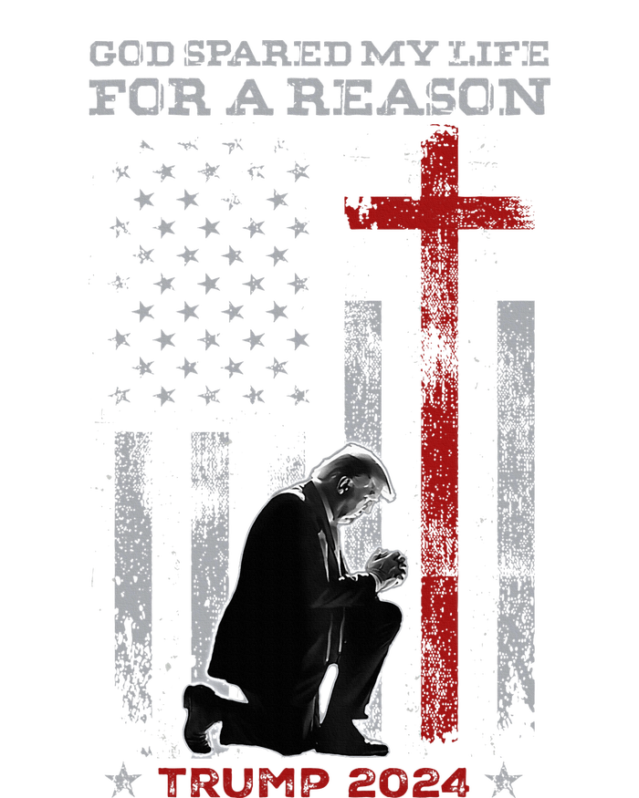 Trump God Spared My Life For A Reason Save Restore America Women's T-Shirt