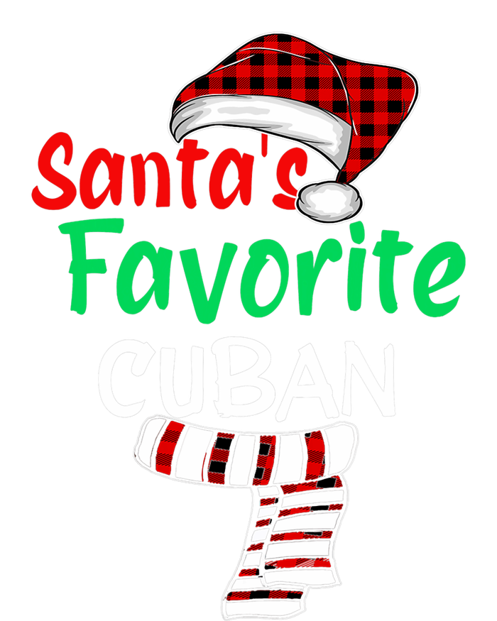 Christmas Pajamas Santa Claus Santas Favorite Cuban T-Shirt