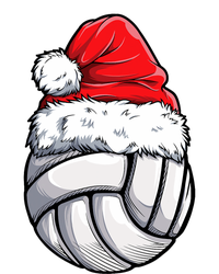 Christmas Volleyball Ball Santa Hat Funny Sport Xmas T-Shirt