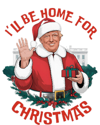 ILl Be Home For Christmas Trump Santa Ugly Pajamas Humor Long Sleeve Shirt