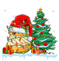 Cream Puff Lover Christmas Cream Puff Wearing Santa Hat Sustainable Bucket Hat