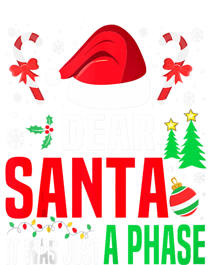 Dear Santa It Was A Phase Family Christmas Pajama Funny Xmas Tank Top T-Shirt