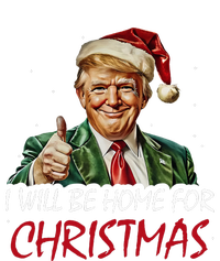 ILl Be Home For Christmas Funny Santa Trump Xmas Pajamas Pajama Set