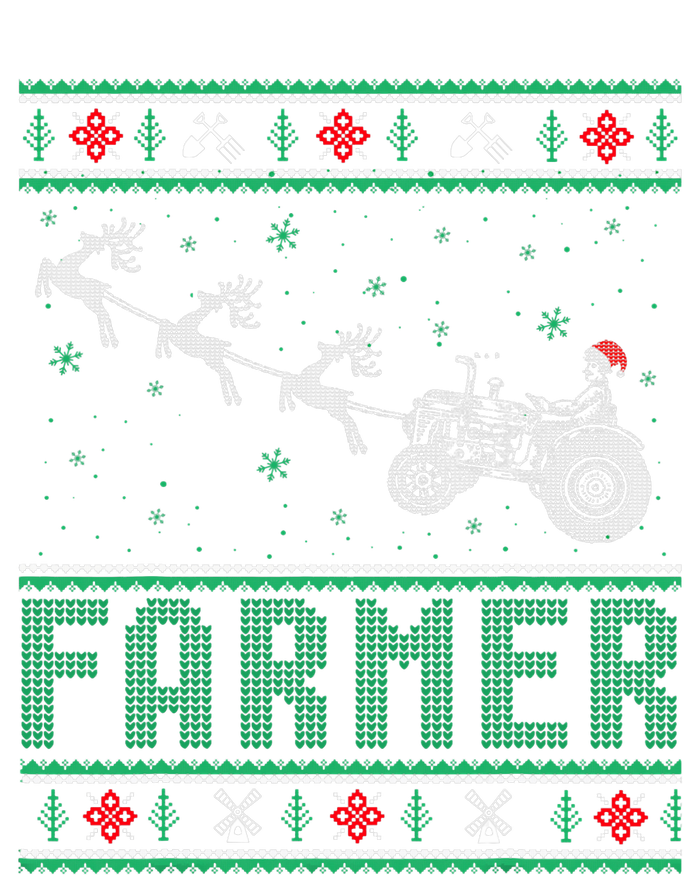 Farmer Tractors Ugly Christmas Xmas Sweater Tie Dye Hoodie