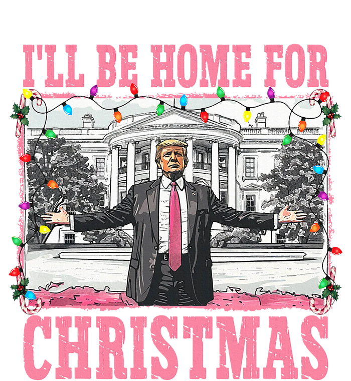 ILl Be Home For Christmas Santa Funny Trump Xmas Pajamas Sweatshirt