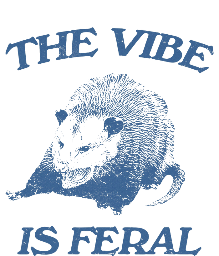 Funny Possum The Vibe Is Feral Possum Meme Impact Tech Backpack