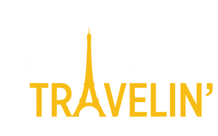 Keep On Travelin Rick Steves Flexfit Unipanel Trucker Cap