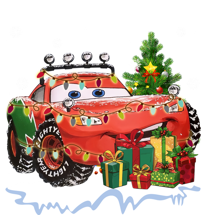 Lightning Mcqueen Christmas Lights Cars Xmas Lover T-Shirt