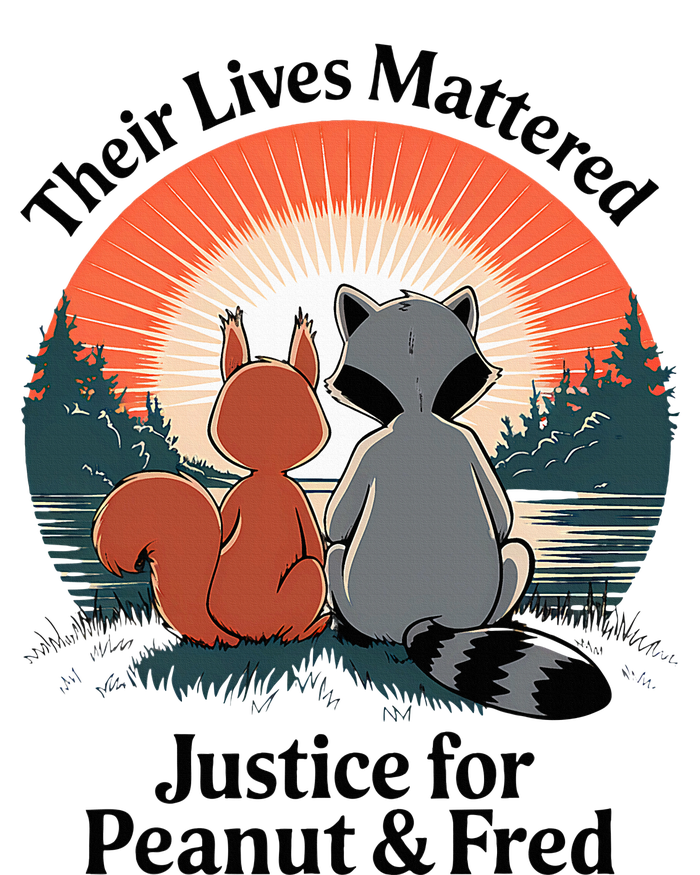 Justice For Peanut The Squirrel Justice For Fred The Raccoon T-Shirt