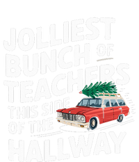 Jolliest Bunch Of Teachers This Side Of The Hallway Xmas Grommeted Golf Towel