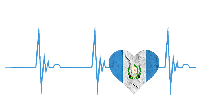 Guatemala Heart Guatemalan Heartbeat Ekg Pulse Chapin Mayan PosiCharge Competitor Tank