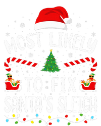 Most Likely To Fix Santa Sleigh Squad Family Joke Christmas T-Shirt