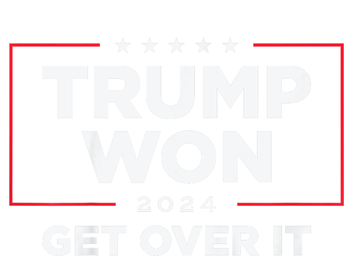 Trump Won Get Over It 2024 Drawstring Bag