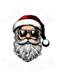 I Do It For The Hos Inappropriate Christmas Funny Santa Face T-Shirt