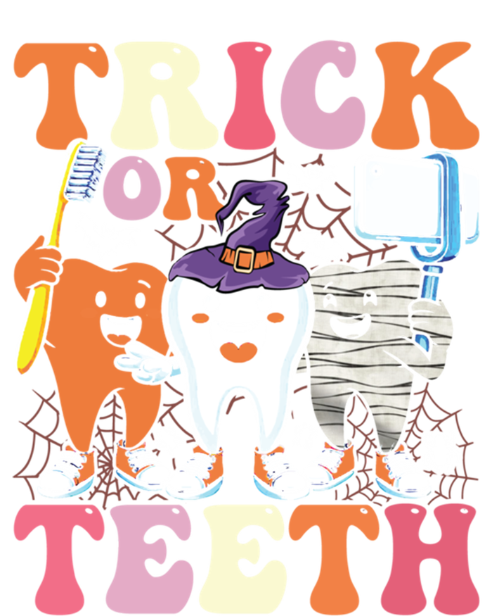 Halloween Treat Dentist Trick Or Th Funny Dental Gift Tie-Dye T-Shirt