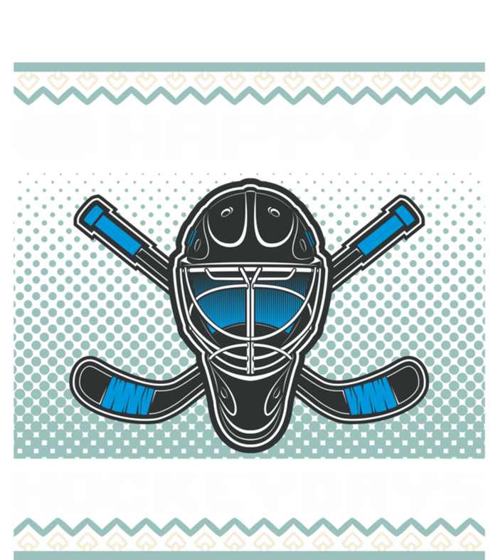 Happy Hockeydays Funny Hockey Players Chrismast Ugly Gift T-Shirt