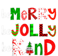 Be Merry Be Jolly Be Kind Merry Christmabe Kind Merry Christmas Teacher Xmas Pjs Kids Tie-Dye T-Shirt