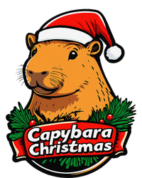 Capybara Christmas Cute Holiday Largest Holiday Rodent Funny T-Shirt