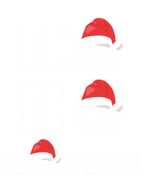 Ho Ho Hockey Funny Santa Hat Hockey Puck Ice Hockey Lover Gift T-Shirt