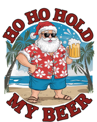 Ho Ho Hold My Beer Beach Santa Funny Christmas Great Gift Zip Tote Bag