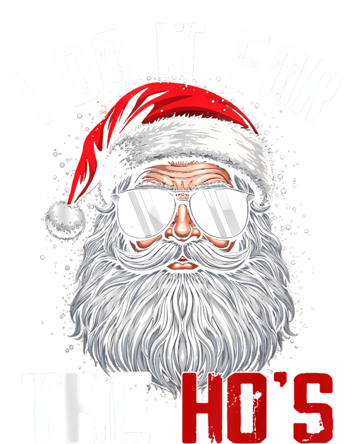 Funny Christmas Santa Claus I Do It For The Hos Cute Xmas Grommeted Golf Towel