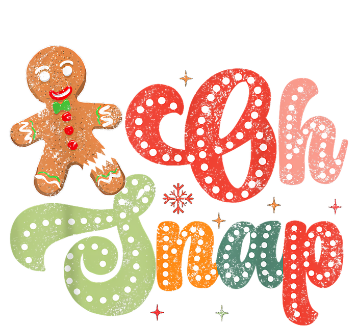 Gingerbread Man Oh Snap Christmas Funny Cookie Baking T-Shirt