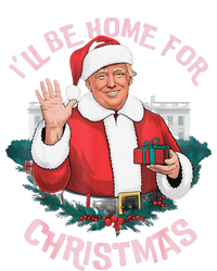 Funny ILl Be Home For Christmas Santa Trump Political Pjs Sustainable Beanie