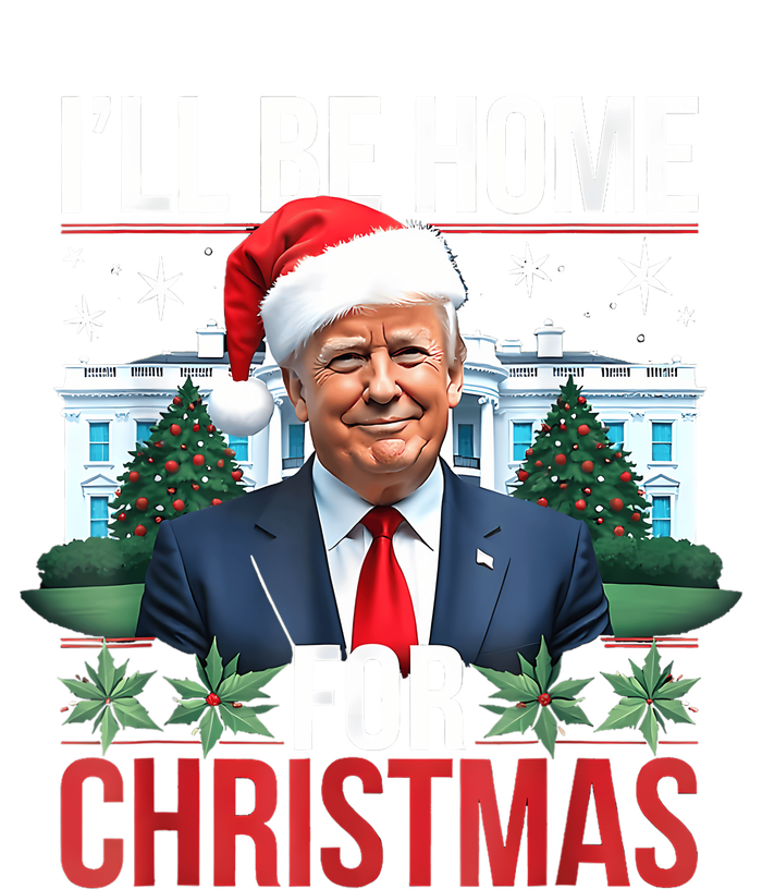 I Will Be Home For Christmas Funny Trump Long Sleeve Pajama Set