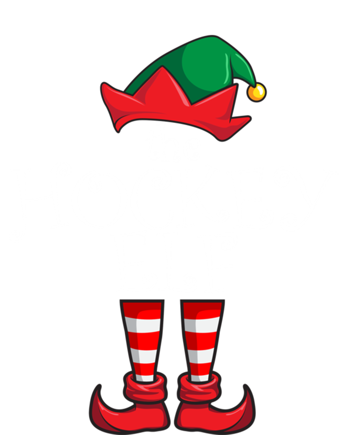 Hockey Elf Matching Family Christmas Party Pajama Hockey Elf Cute Gift T-Shirt