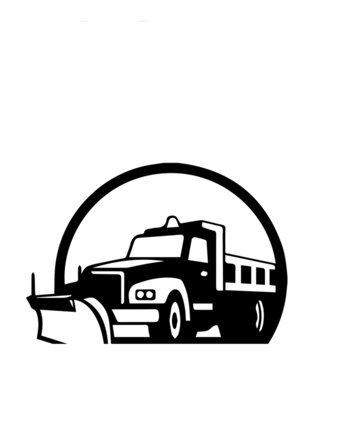 Hockey Gives Me A Zamboner Funny Hockey Player Fan Lover Hit Gift Short Acrylic Beanie