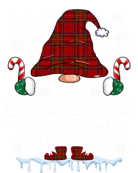 Hockey Gnome Buffalo Plaid Matching Family Christmas Pajama Gift T-Shirt