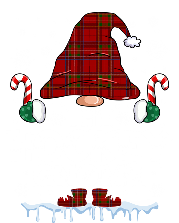 Hockey Gnome Buffalo Plaid Matching Family Christmas Pajama Gift T-Shirt