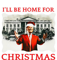 ILl Be Home For Christmas Santa Funny Trump Xmas T-Shirt