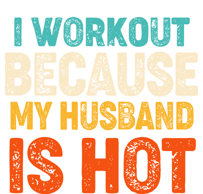 Funny I Workout Because My Husband Is Hot Mesh Reversible Basketball Jersey Tank