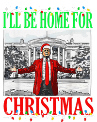 Trump 2024 ILl Be Home For Christmas Funny Trump Xmas Funny Tall Long Sleeve T-Shirt