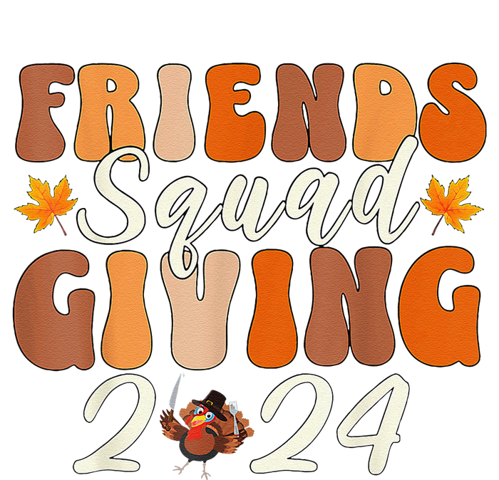 Retro Friendsgiving Squad 2024 Thanksgiving Friendsgivin T-Shirt