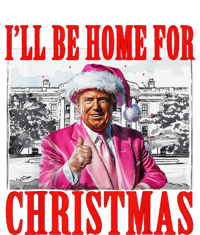 ILl Be Home For Christmas Santa Funny Trump Xmas Pajamas Sustainable Beanie