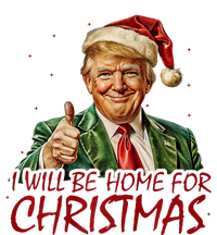 Trump I Will Be Home For Christmas Ladies Essential Flowy Tank