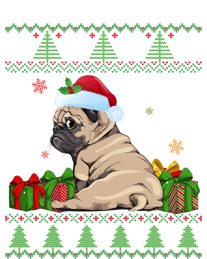 Funny Dog Lovers Cute Pug Santa Hat Ugly Christmas Great Gift Sweatshirt