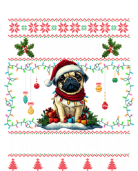 Pug Christmas Tree Lights Decorations Dog Lover Xmas Funny Gift Ceramic Bell Ornament