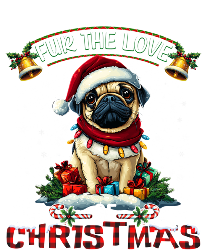 Pug Christmas Tree Lights Decorations Dog Lover Xmas Funny Gift T-Shirt