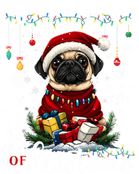 Pug Christmas Tree Lights Decorations Dog Lover Xmas Funny Gift Canvas