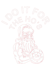 I Do It For The HoS Funny Santa Christmas Bodybuilding Cool Gift Pom Pom 12in Knit Beanie