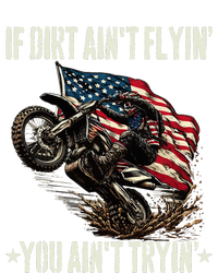 If Dirt AinT Flyin You AinT Tryin Usa Dirtbike Motocross Pom Pom 12in Knit Beanie