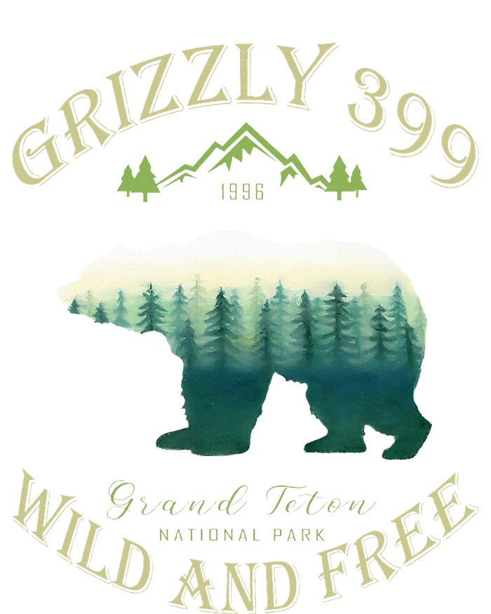 Queen Of The Teton Grizzly 399 Bear Wildlife Forest Preserve T-Shirt