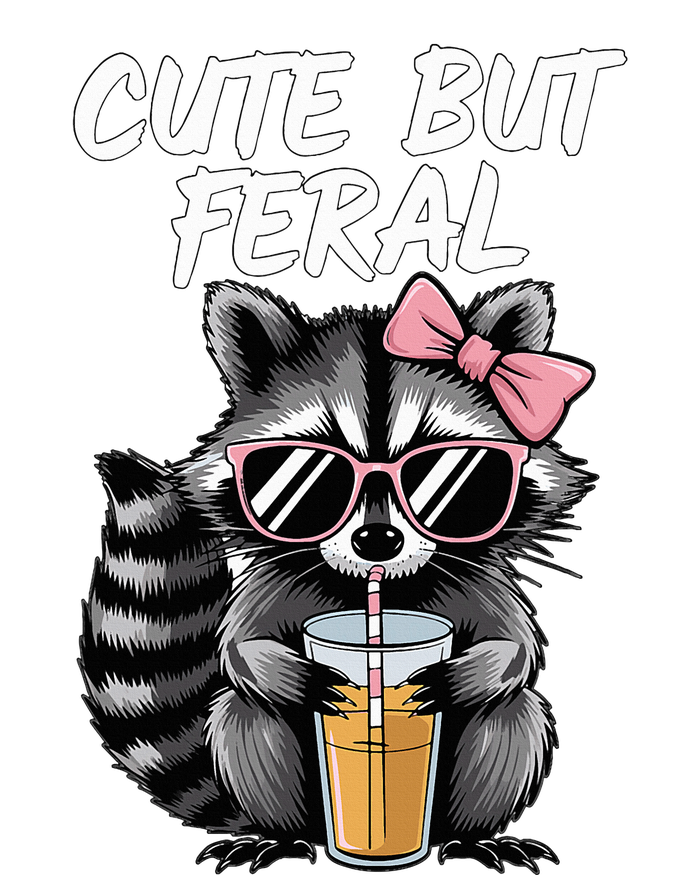 Cute But Feral Raccoon Toddler Sweatshirt