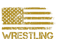 Wrestling Wrestler American Usa Flag Patriotic Vintage T-Shirt